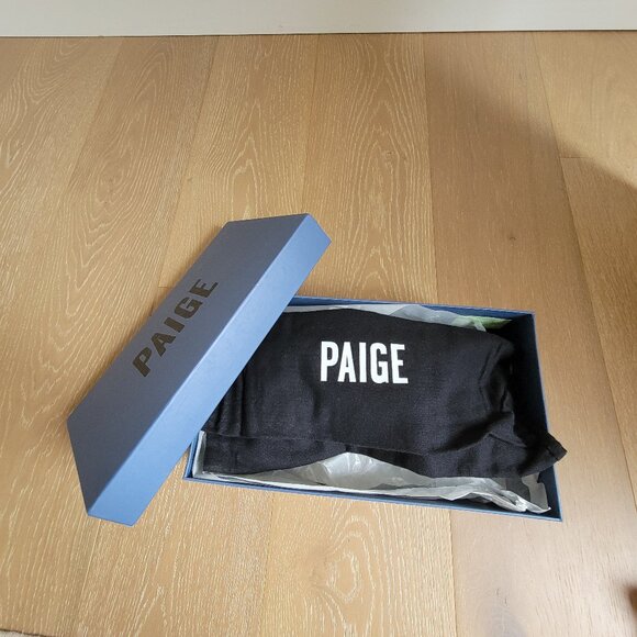 PAIGE Aurora Ankle Strap Sandal Black 7.5 BRAND NEW - Picture 13 of 13